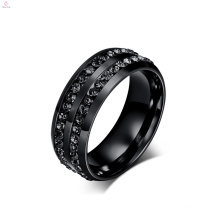 Cheap Black Tennis Diamond Couple Engagement Ring